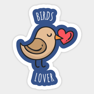 Birds Lover Cute Sticker